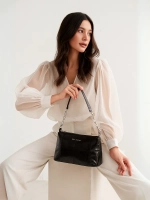 Сумка через плечо маленькая клатч натуральная кожа