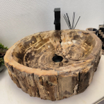 Раковина из окаменелого дерева OD-62492 57*47*16