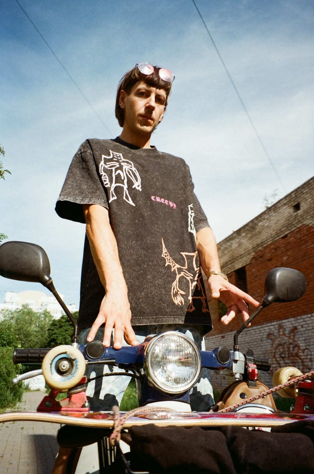 Футболка Creepy Clothing Кресты черная