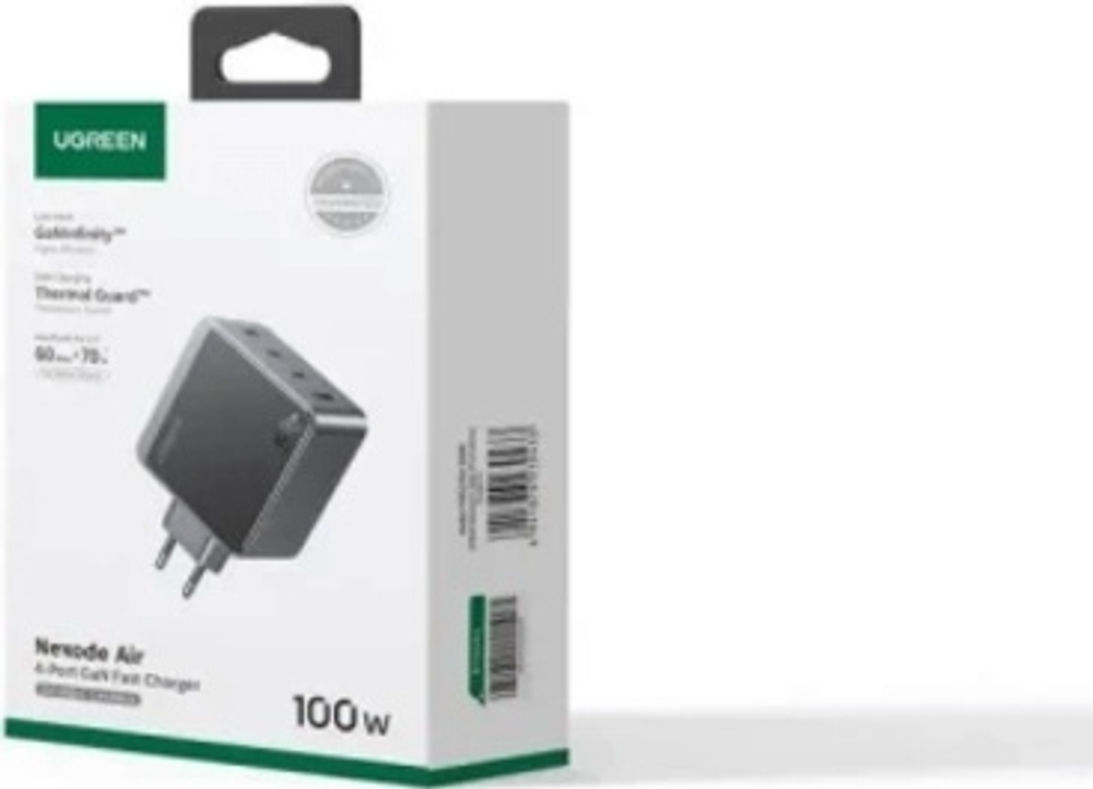 Зарядное устройство Ugreen X565 35043 USB Type-C, USB серый