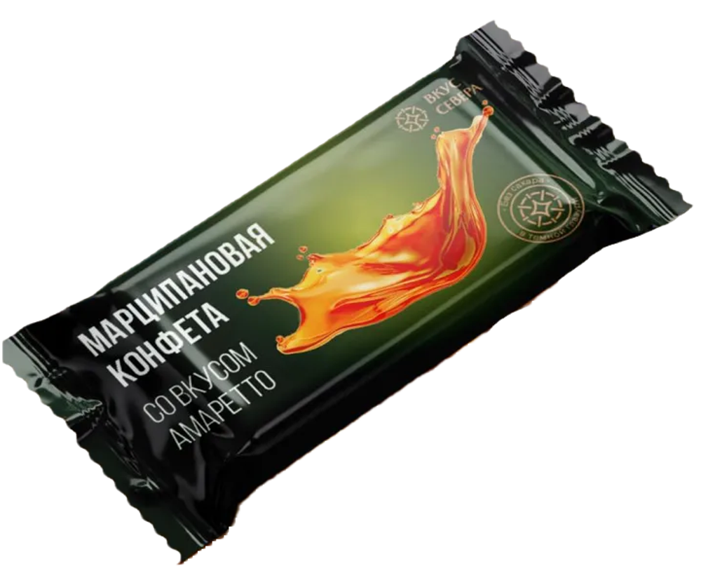 Конфета марципановая с лаймом глазированная 13-14 г