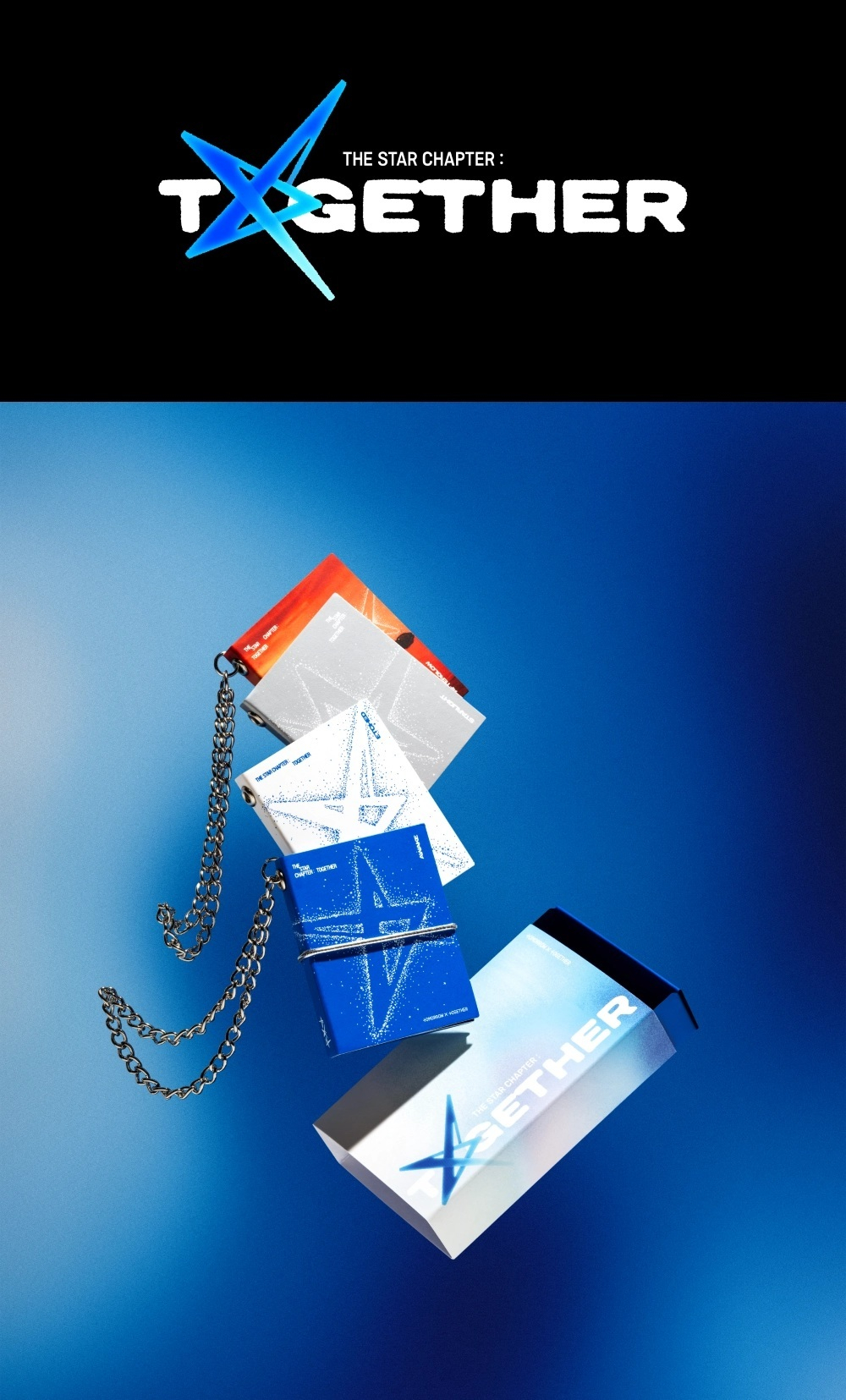 Альбом TOMORROW X TOGETHER (TXT) - THE STAR CHAPTER : TOGETHER [Mini Book Keyring Ver.]