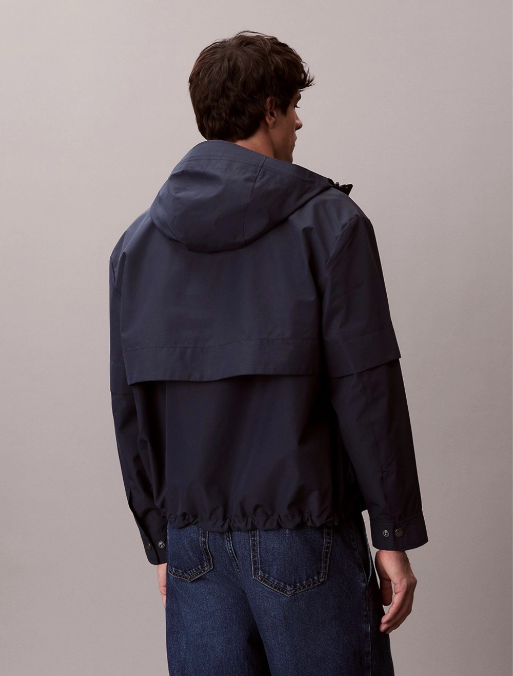 Куртка Calvin Klein Ripstop Hooded Windbreaker Jacket Blue Nights