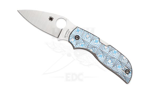 Складной нож Spyderco Chaparral 3 C152STIBLP c клинком из стали CTS-XHP, рукоять титан