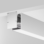 Алюминиевый профиль накладной-подвесной Maytoni  50х70 (Серебро, 2 м), ALM-5070-S-2M 633016