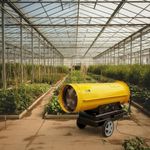 Тепловая пушка дизельная OURMASTER D 360 - прямого нагрева / 100 кВт / промышленная