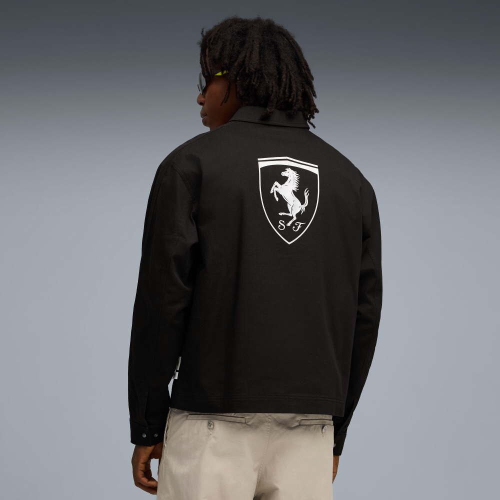 PUMA X SCUDERIA FERRARI МУЖСКАЯ КУРТКА HP LIFESTYLE, ЧЕРНЫЙ