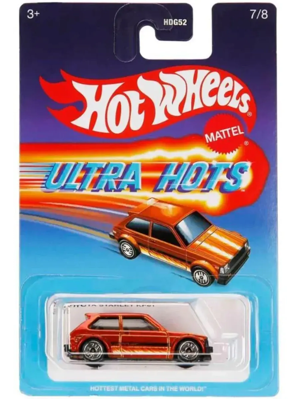 Машинка Хот Вилс Ultra 1981 Toyota Starlet KP61 HDG52 JBY66