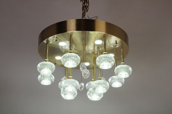 Люстра потолочная MANNE PL.7442-12+5(BR) d60