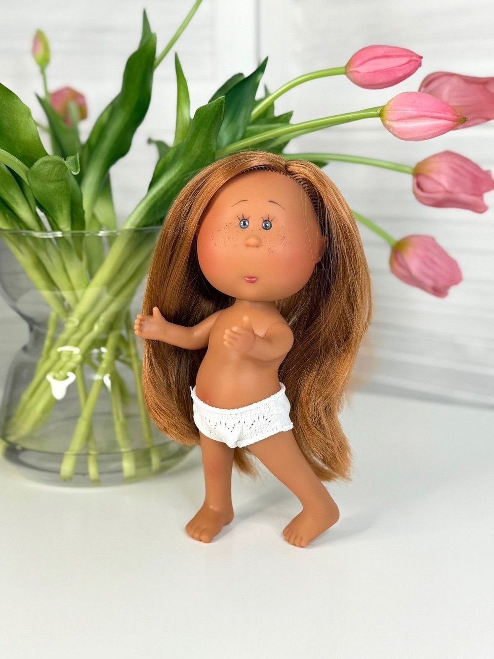 Кукла Nines виниловая 23см Little Mia Latina без одежды (3199WL4)