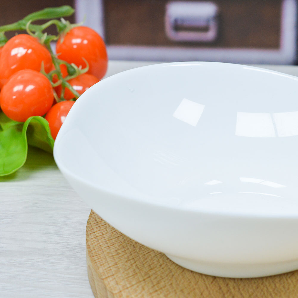 Миска суповая 18см Вайт, Без деколи