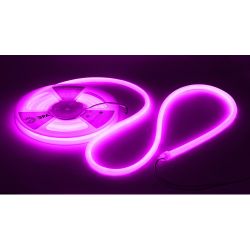 Лента светодиодная термостойкая для бани ЭРА LS2835-9,6-120-24-V-IP68-3 year-5m фиолетовый