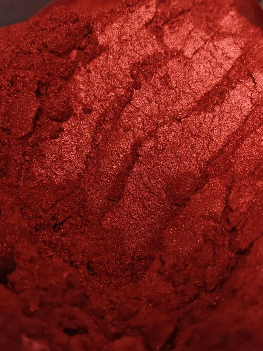 Премиум 9962 Красный императорский металлик - сухой перламутровый краситель