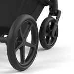Коляска 3 в 1 Cybex Priam IV Matt Black complete и автокресло Aton S2 i-Size Moon Black Cozy Beige