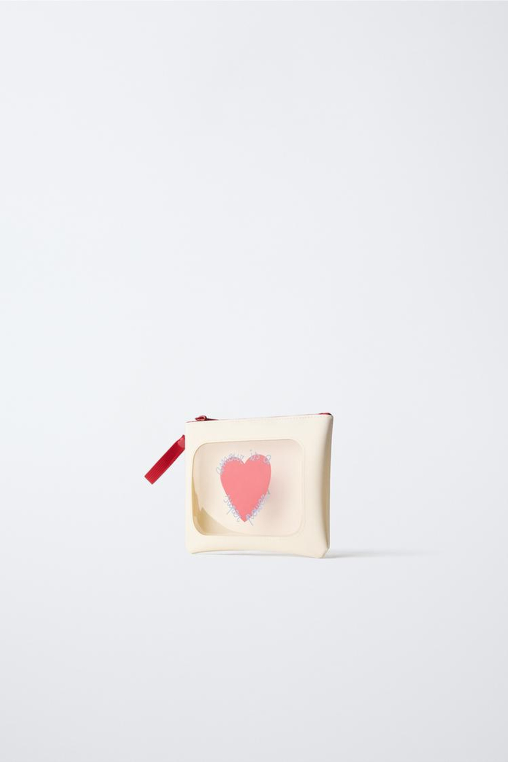 ZARA КОСМЕТИЧКА «ДЕНЬ СВЯТОГО ВАЛЕНТИНА», ЭКРЮ