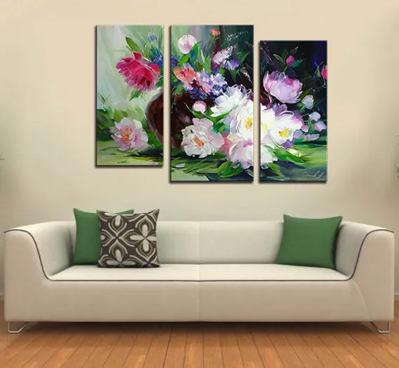 Модульная картина "Пионы"