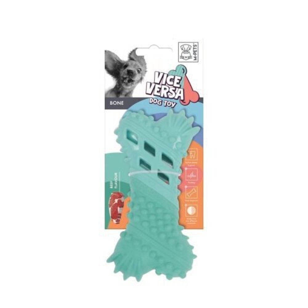 Косточка для собаки с запахом говядины для лакомств Вайс Верса, M-PETS  4.22x8.51x15.88 см