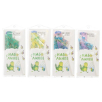 Линейка Basir пластиковая, набор 4 шт, серия "Dino", 4 предмета: линейка 15 см, транспортир и два угольника