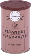 Кофе молотый İstanbul Türk Kahvesi c ароматом карамели, жестяная банка, 250 гр