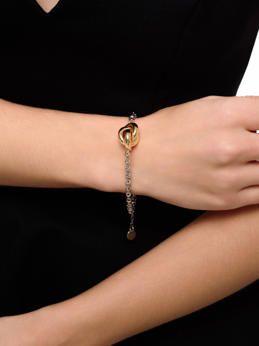 Браслет "Big knot" Bicolor