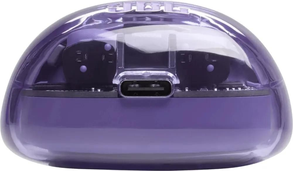 Наушники JBL Tune Flex 2 Ghost Edition, Bluetooth, вкладыши, прозрачный/фиолетовый [jbltflex2gmae]