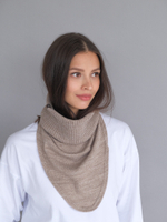 Манишка вязаная (Тауп)