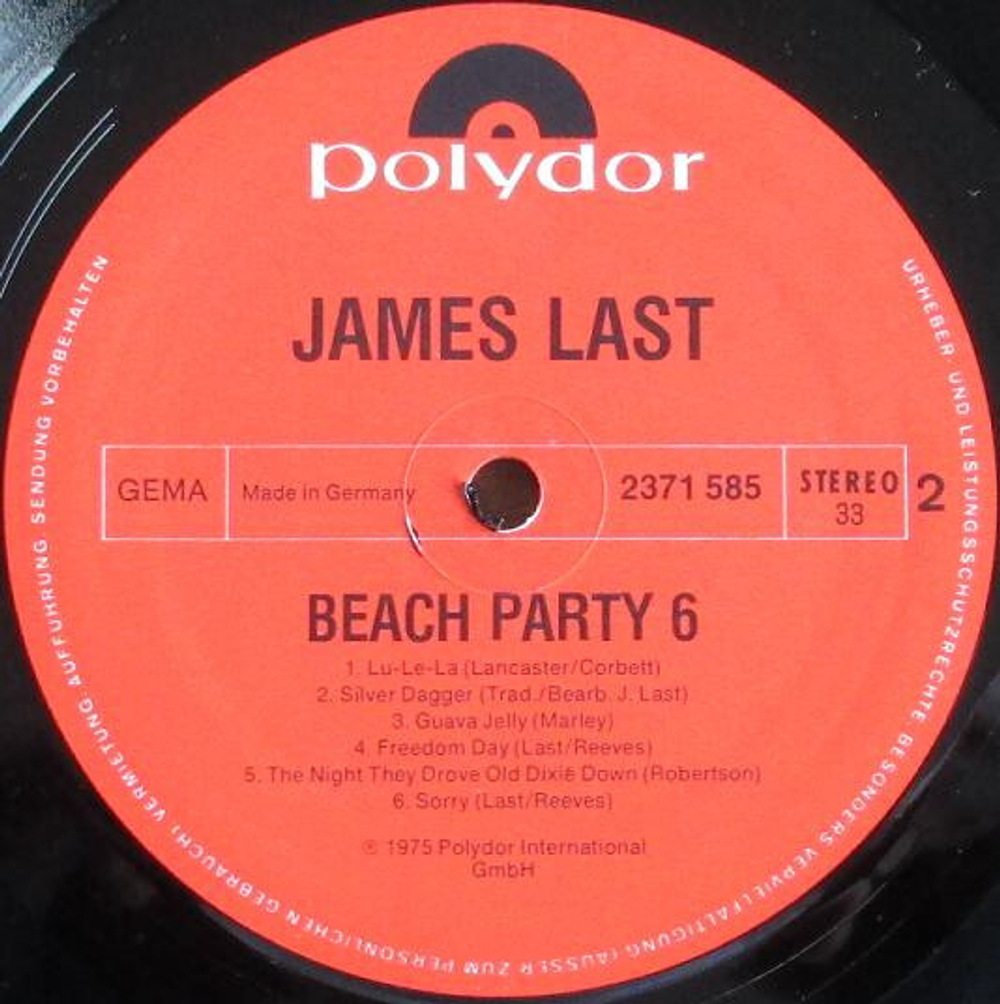 James Last / Beachparty 6 (LP)