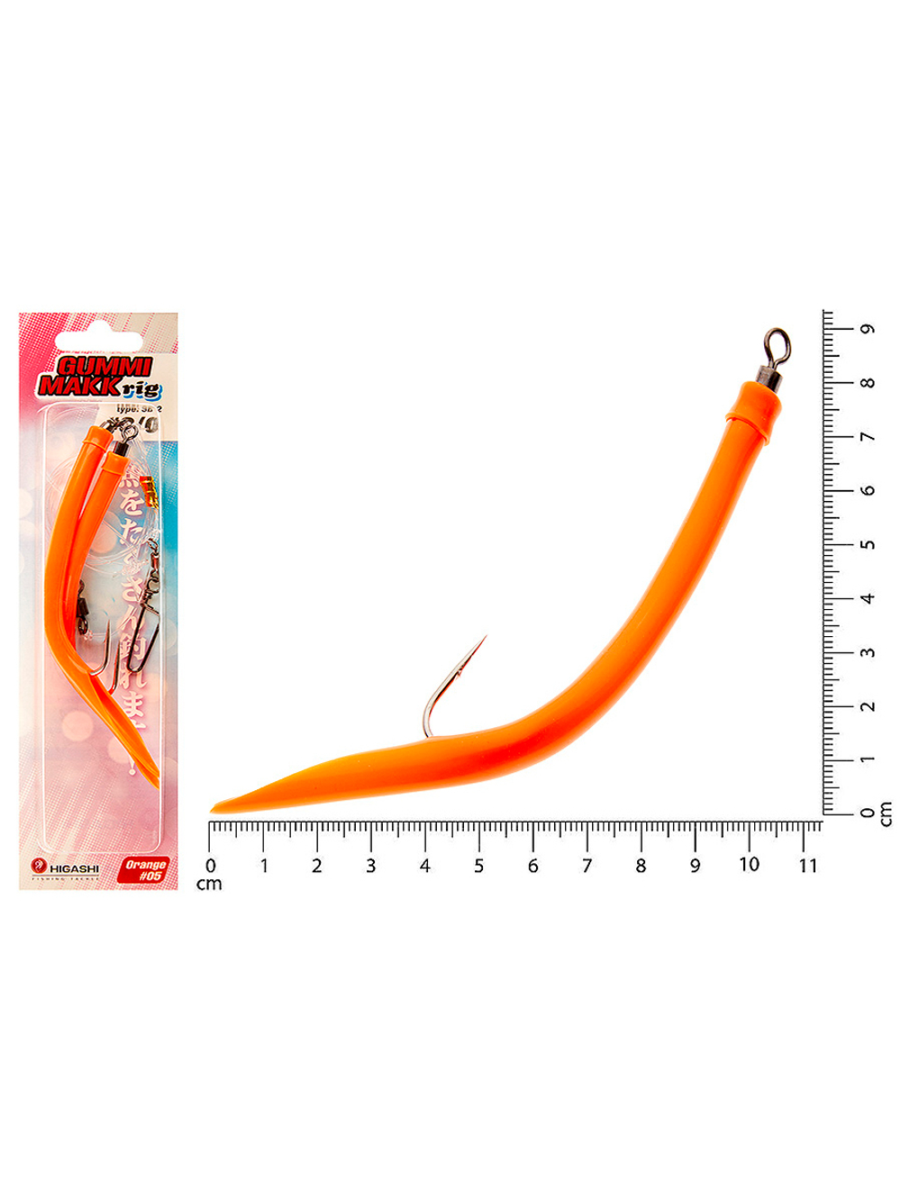 Оснастка HIGASHI Gummi Makk rig SB2 #06 Pink #10-0