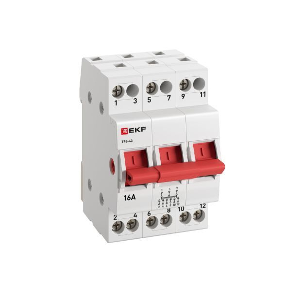 Трехпозиционный переключатель ТПС-63 3P 16А PROXIMA EKF