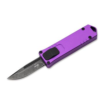 Boker BK06EX277 USB OFT Purple - нож автомат., рук-ть фиолет. алюм. клинок D2