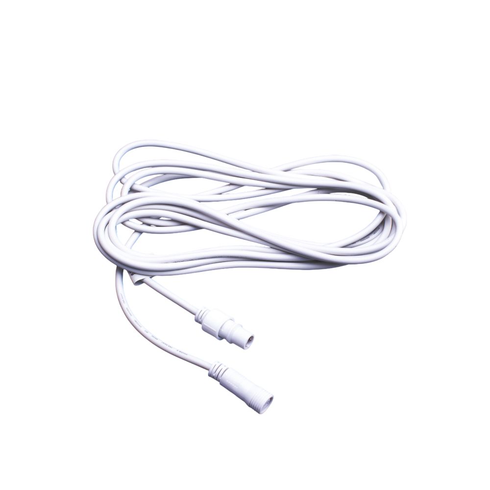 UCX-F90 E-5M-WH Удлинитель для гирлянд серии F90PRO. 5м. Статика-мерцание. IP67. Белый. TM Uniel