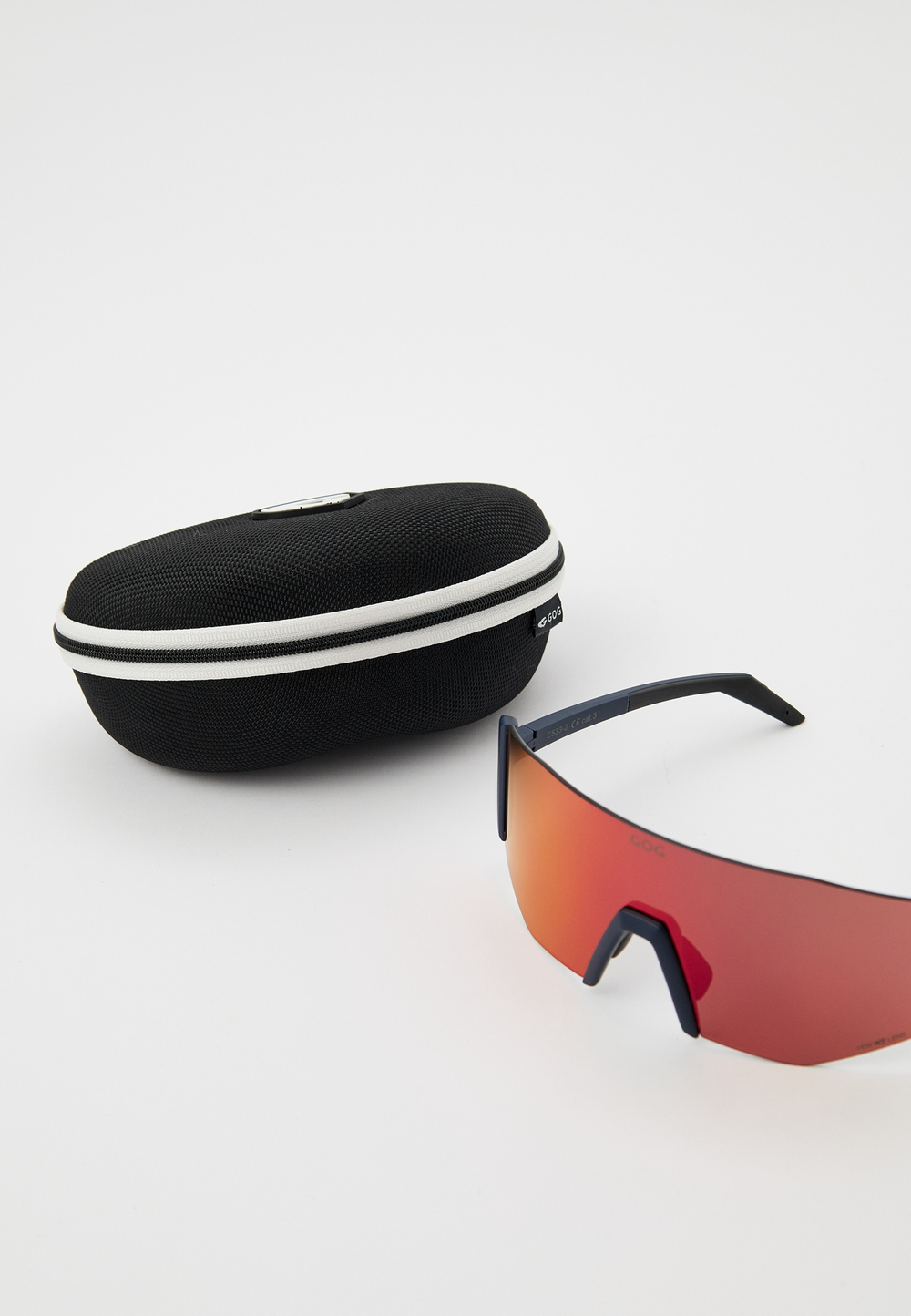 Спортивные очки GOG Baldur / Matt Navy Blue-Black / Black-Red Lens