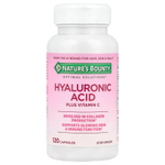 Nature's Bounty, Optimal Solutions®, гиалуроновая кислота и витамин C, 120 капсул