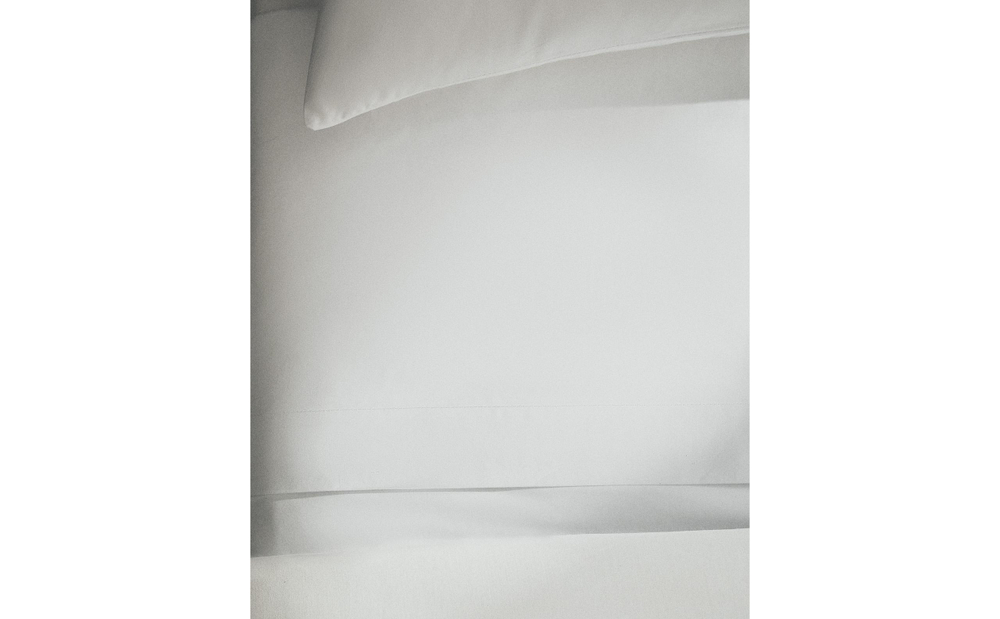 Простыня Zara Home перкаль, хлопок 100%, однотонный, 0051/089