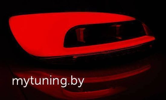 Задние фонари VW Scirocco 3 red smoke led bar