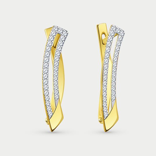 Серьги золотые