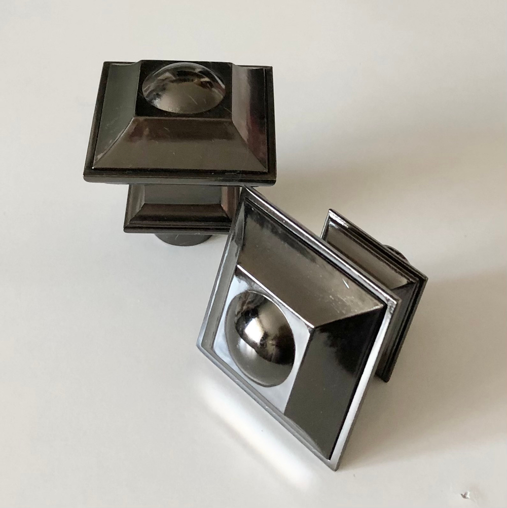 Карниз для штор "Верди" d19 мм однорядный, цвет черный никель