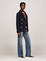 Кожаные кроссовки Tommy Hilfiger - черный(FW0FW08126)