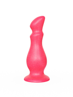 Анальная пробка LOVETOY фигурная, розовая, ПВХ