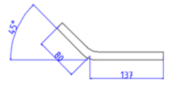 Отвод Valtec 15х15 мм безраструбный 45° (фитинги из нерж. стали серии VTi.955.I)