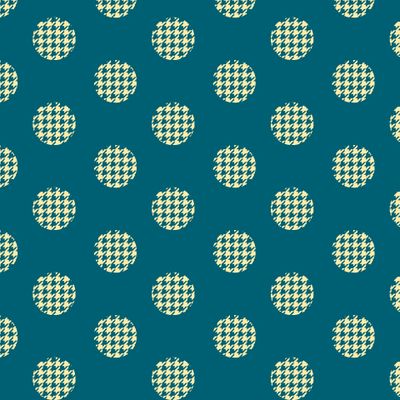 Pea pied-de-poule Blue