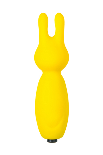 Минивибратор Eromantica Fluffy желтый 8,5 см