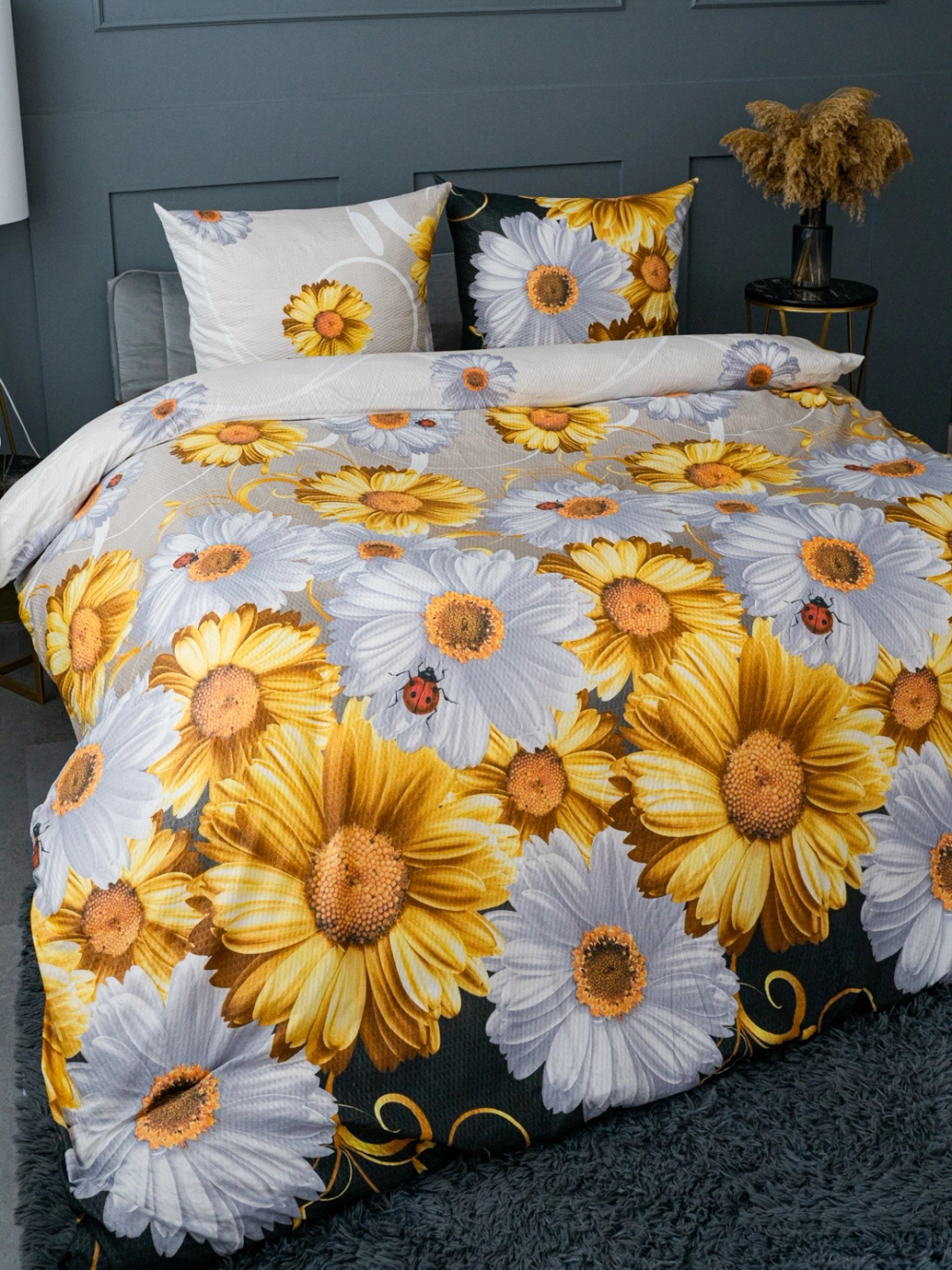 Постельное белье креп 2,0"Жанет» «Павлина», 6848 Аурика