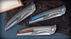 Нож Широгоров 110 Kickstop Кикстоп Anchor Grey  (Lee Williams)фотография - 13