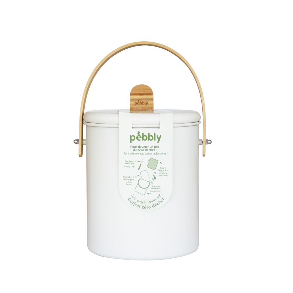 Набор для сортировки отходов кремовый, 4 предмета