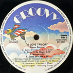 Donna Summer ‎– A Love Trilogy (Голландия 1976г.)