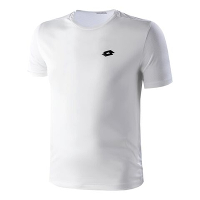 Мужское теннисное поло Lotto Top Ten III PL T-Shirt Men - White, Black