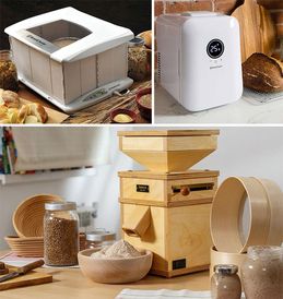 Набор - Мельница, Домик для закваски и Шкаф для расстойки