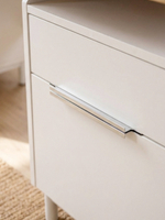 Стол письменный 185х75х75, Ochensol, компьютерный, школьный, в офис, парящая столешница, массив сосны, белый, Dipriz