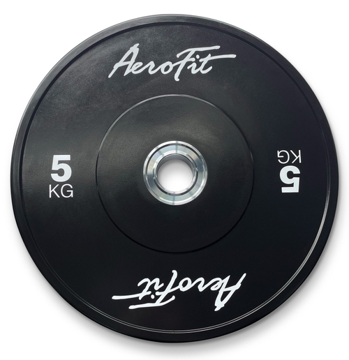 Aerofit AFBD 5 кг бамперные диски для кроссфита, черные
